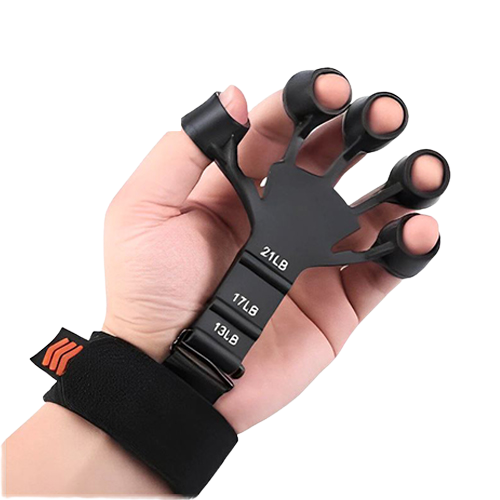 Finger Gripper Finger Exerciser Guitar Finger Exerciser 6 Resistant Levels Recovery Physical Tools Hand Strengthener For Patient