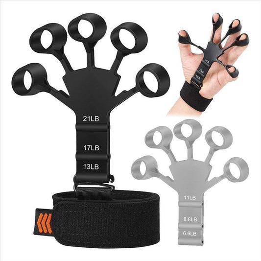 Finger Gripper Finger Exerciser Guitar Finger Exerciser 6 Resistant Levels Recovery Physical Tools Hand Strengthener For Patient